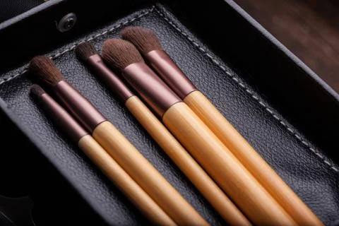 Make-up Brushes Stock Photos