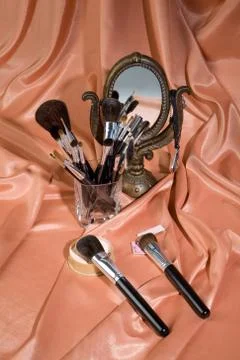 Make Up Brushes Stock Photos