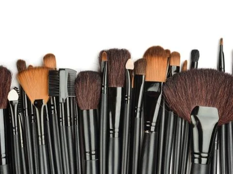 Make up brushes Stock Photos