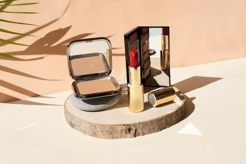 Make up brushes Stock Photos