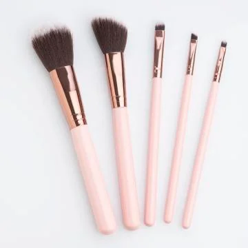 Make up Brushes Shot in Studio Over White Background Stock Photos