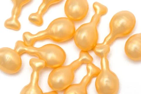 Make-up capsules 库存照片