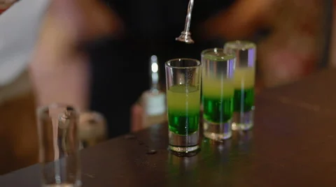 Make the cocktail green mexican Stock Footage 47328688