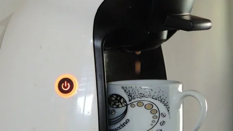 Make Coffee Espresso with machine 動画素材 93445397