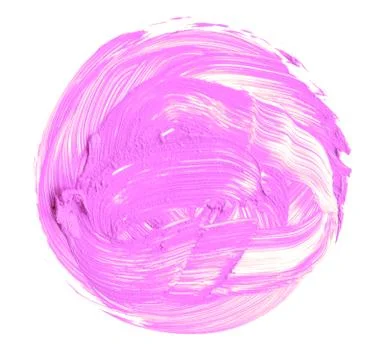 Make up color foundation brush stroke on background Stock Photos