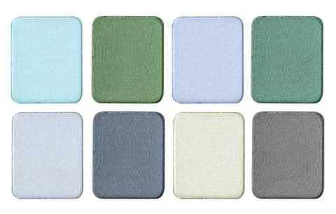 Make up color palette isolate on white. Stock Photos