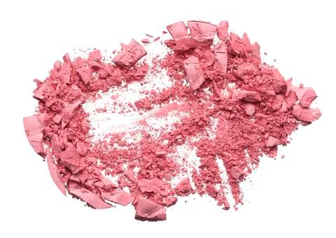 Make up crushed eyeshadow, blush or powder Stock Photos