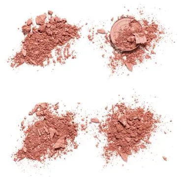 Make up crushed eyeshadow Stock Photos