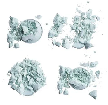 Make up crushed eyeshadow Stock Photos
