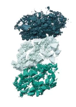 Make up crushed eyeshadow Stock Photos