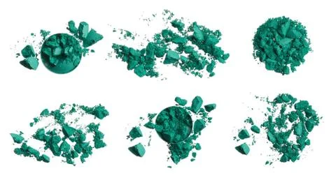 Make up crushed eyeshadow Stock Photos