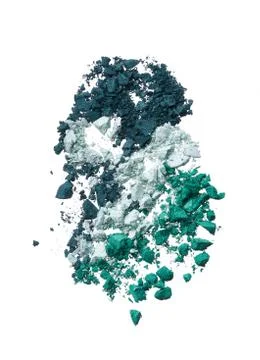 Make up crushed eyeshadow Stock Photos