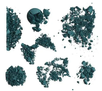 Make up crushed eyeshadow Stock Photos