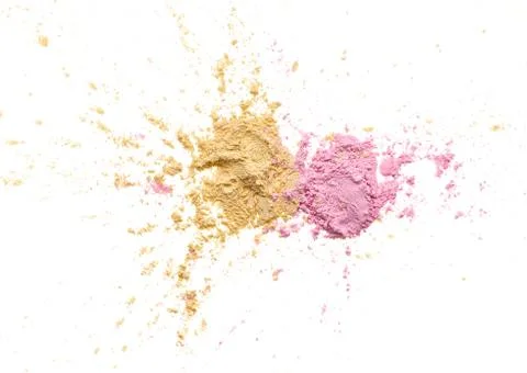 Make up crushed eyeshadow Stock Photos
