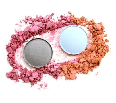 Make up crushed powder Stock Photos
