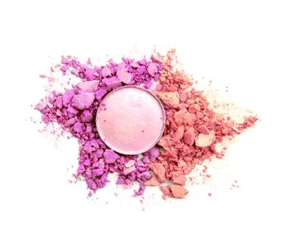 Make up crushed powder Stock Photos