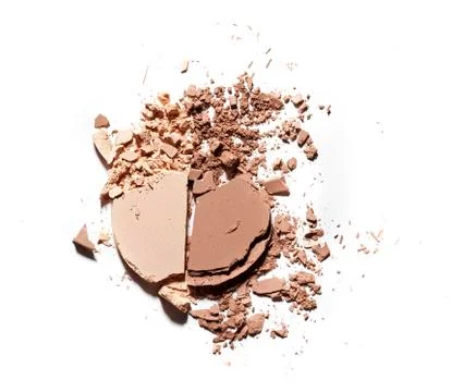 Make up crushed powder Stock Photos