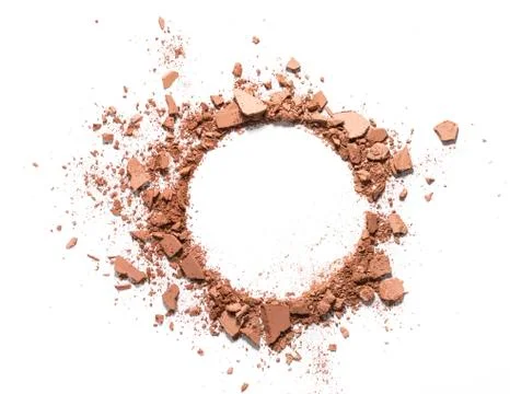 Make up crushed powder Foto stock