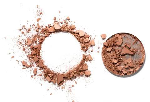 Make up crushed powder Stock Photos