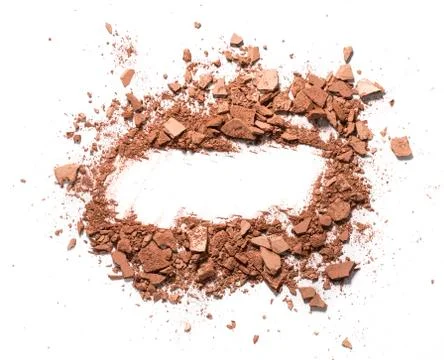 Make up crushed powder Stock Photos
