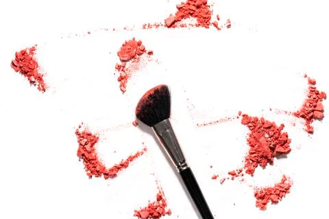 Make up crushed rouge Stock Photos