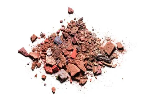 Make up crushed rouge Stock Photos