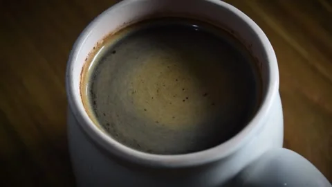 Make a cup of Indonesian black coffee Stock Footage 149017031