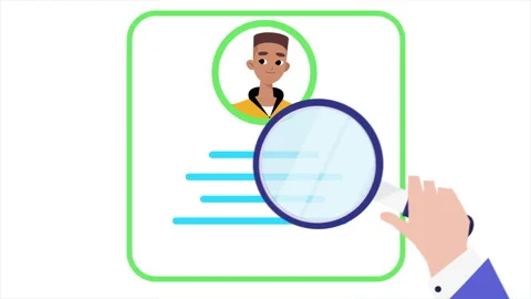 Make CV Document For Search Jobs Stock Footage 232806018