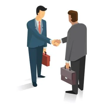 Make a deal Stock Illustration