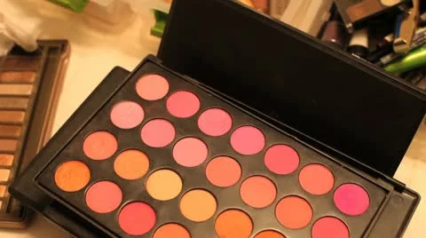 Make-up dolly out Stock Footage 20567577