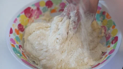 Make Dough Stock Footage 96378818