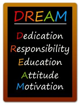 Make dreams come true Stock Illustration