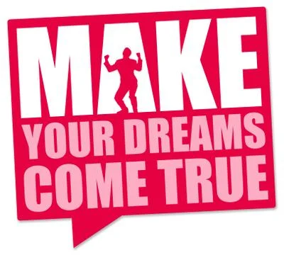 Make dreams come true Stock Illustration