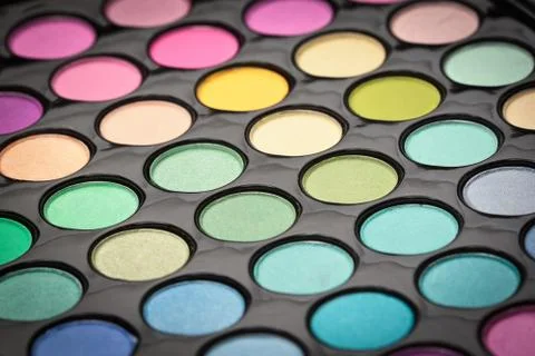 Make-up eye shadows Stock Photos