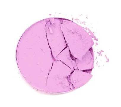 Make-up eyeshadow in box isolated on white background. Stock Photos