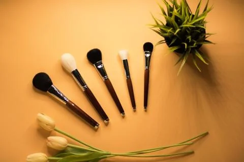 Make up fashion background Stock Photos