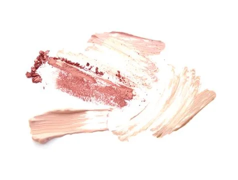 Make-up foundation and eyeshadow Stock Photos