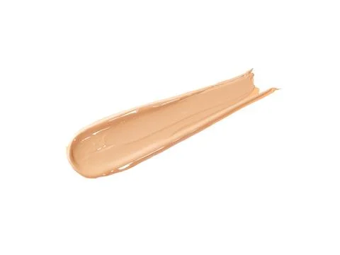 Make-up foundation swatch isolated on white background Stock-Fotos