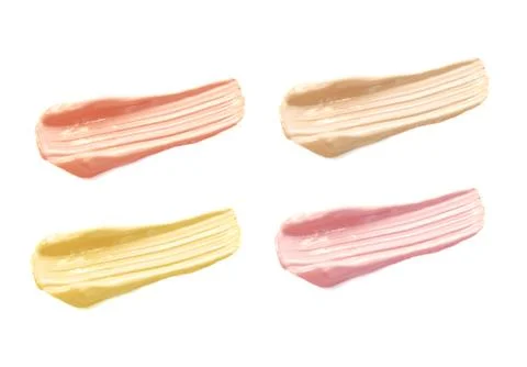 Make-up foundation various colors Stock Photos