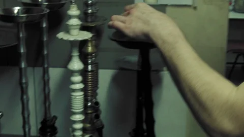 Make Hookah Stock Footage 103390549