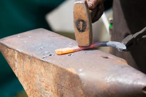 Make a horseshoe Foto stock