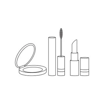 Make up icon. Stock Illustration