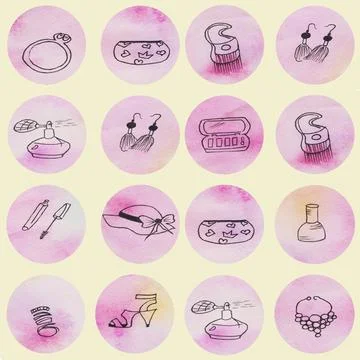 Make up Stock Illustration