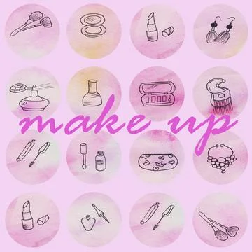 Make up Stock Illustration