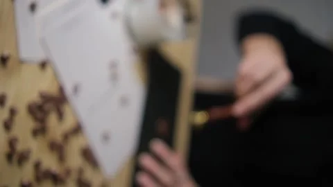 To make an impression on the wax. Wax seal. The spoon is placed over the hot ora Stock Footage 147546258