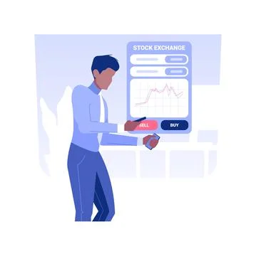 Make investments isolated concept vector illustration. イラスト素材