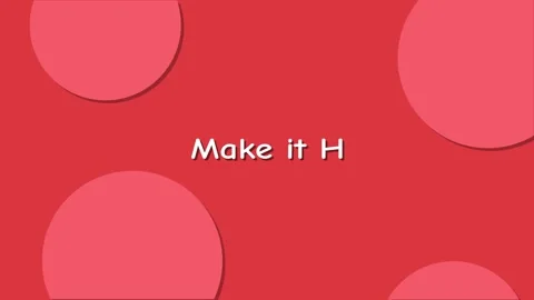 Make it Happen. Motivational Statement. Typing Text Motion Graphics Animation Stock Footage 283198945