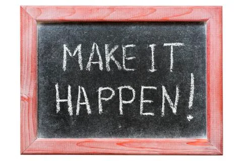 Make it happen Stock Photos