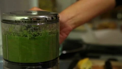 Make juices with blender at home, drinks and healthy diet foods, smoothies, 스톡 동영상 334644093