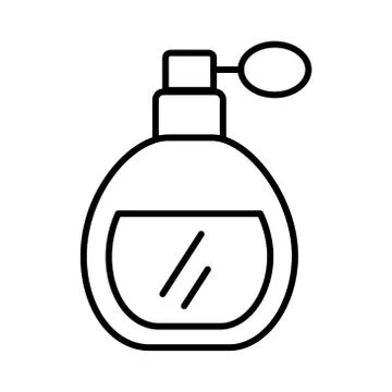 Make up lotion product line style icon Illustrazione stock